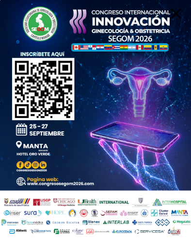 Dra. Fanny Sañay expositora en el III Congreso Internacional SEGOM 2026, Manta Ecuador